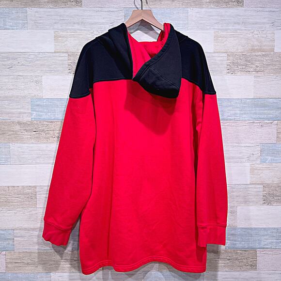 CAROLINA HURRICANES Lace Up Ice Hockey Hoodie Sweatshirt Red Black NHL Mens XXL - Picture 5 of 8